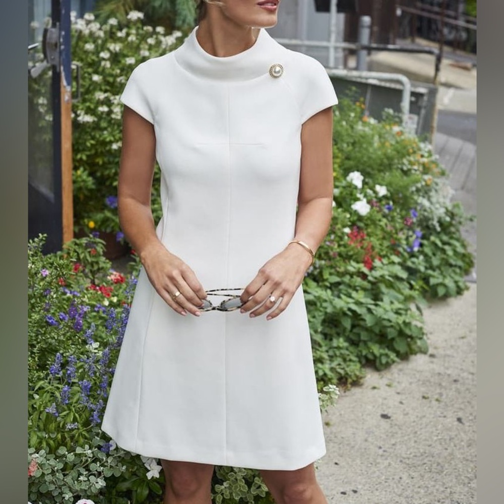 Harper Rose Stand Collar A-Line Dress Size 18
